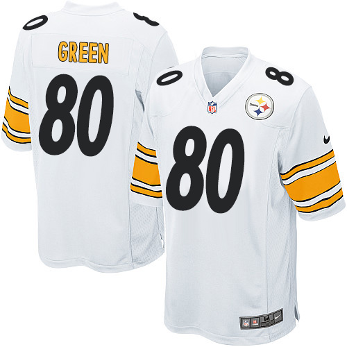 Men's Game Ladarius Green Nike Jersey White Road - #80 NFL Pittsburgh Steelers